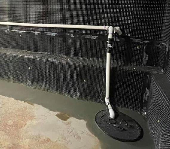 Basement waterproofing service