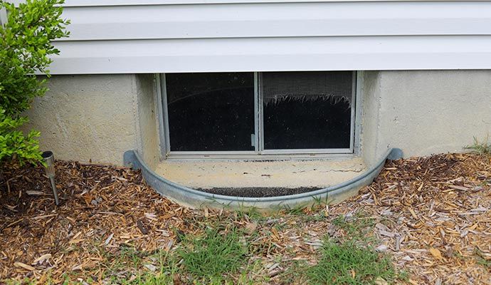 Waterproof basement window installed