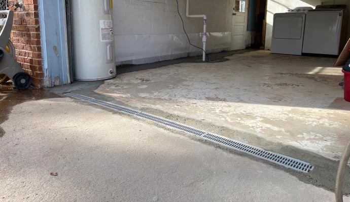 Entryway drainage system