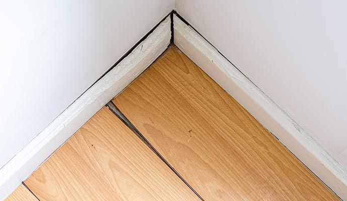 Damaged sagging floor