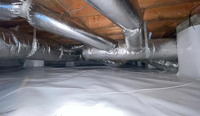 Encapsulated crawl space