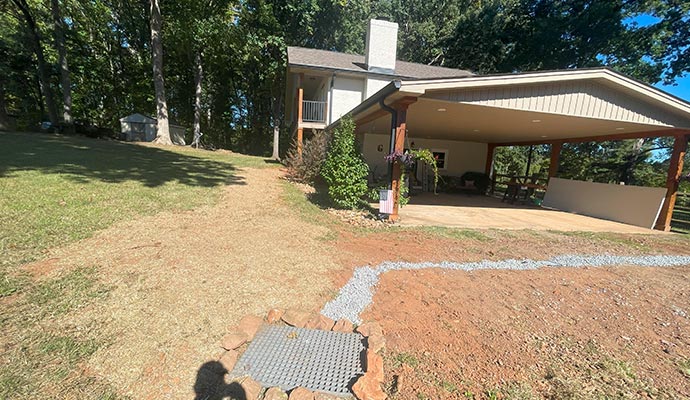 Entryway drainage system