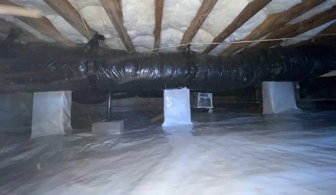 Insulated crawl-space