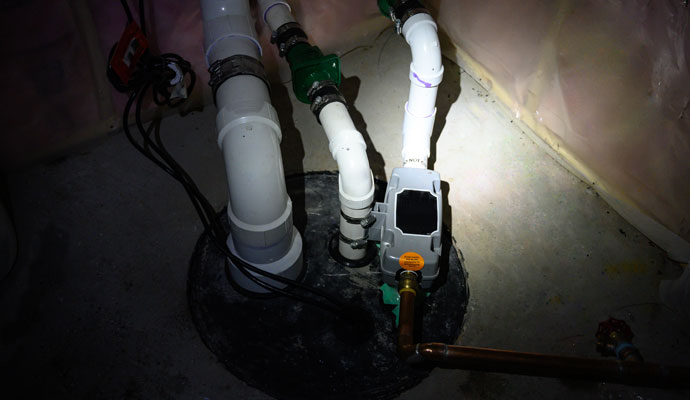 sump pump manhole